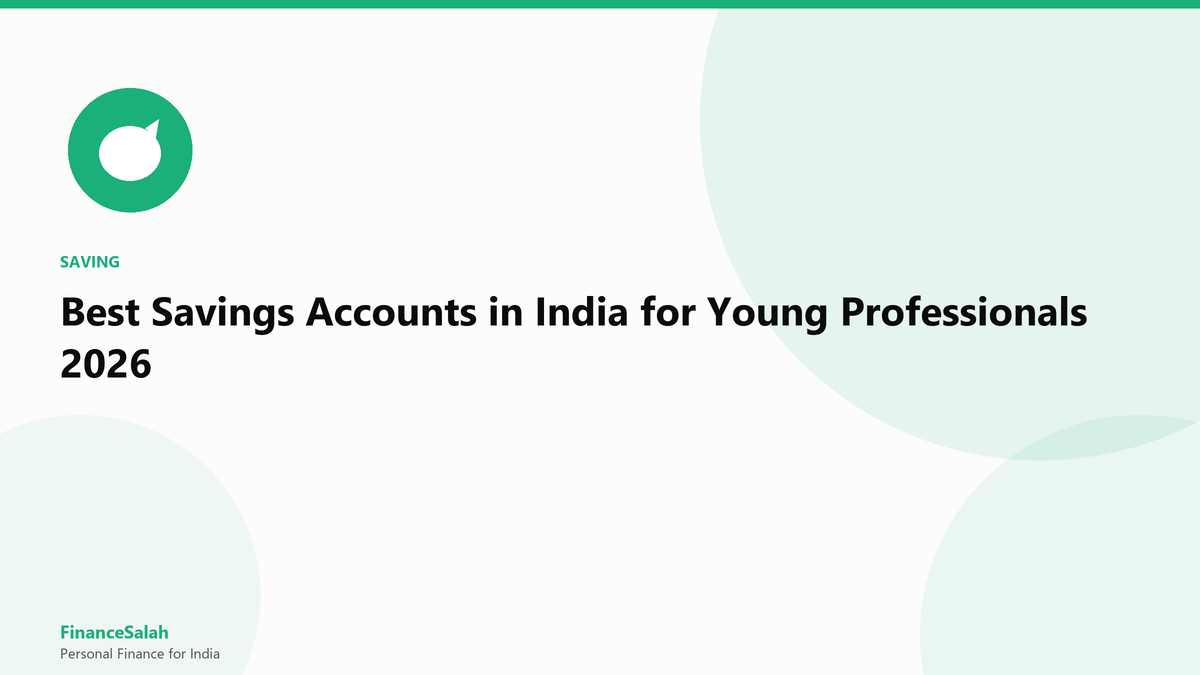 Best Savings Accounts in India for Young Professionals 2026