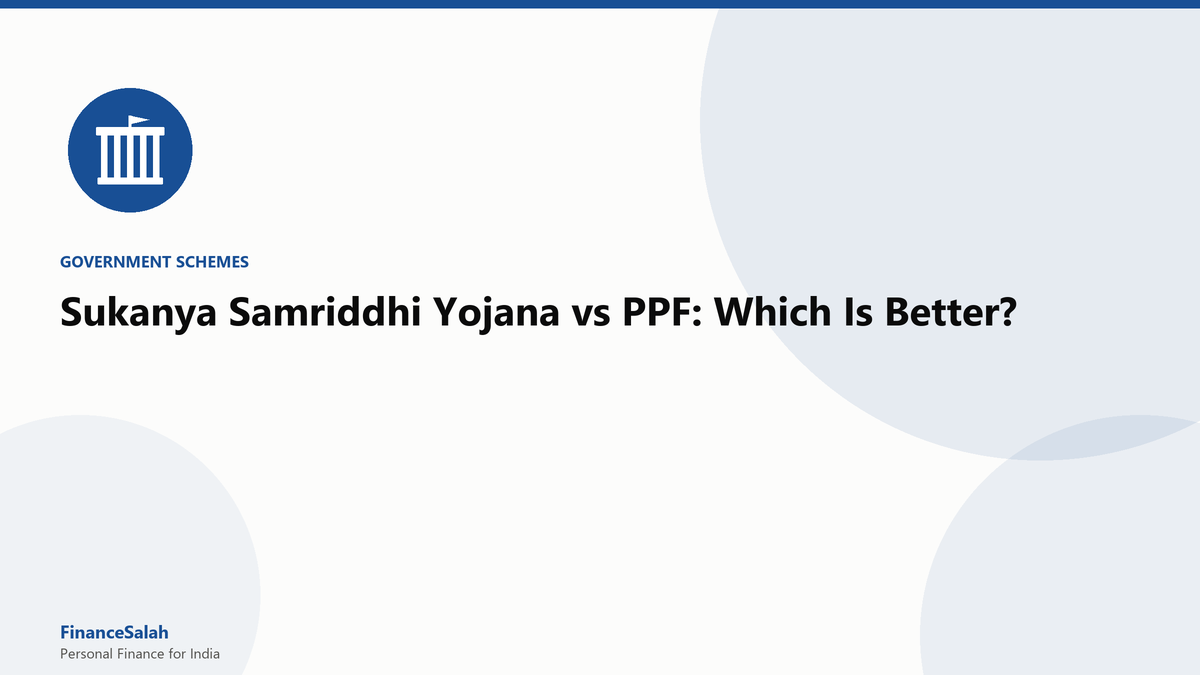 Sukanya Samriddhi Yojana vs PPF: Which Is Better?