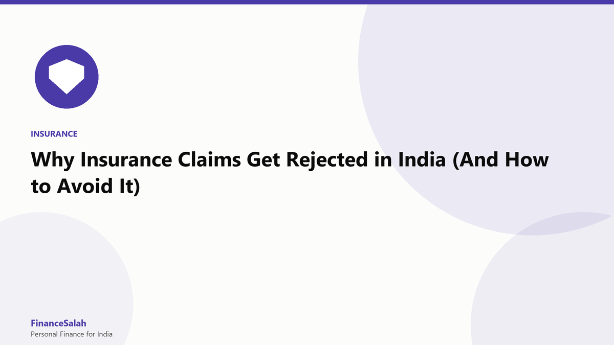 Why Insurance Claims Get Rejected in India (And How to Avoid It)